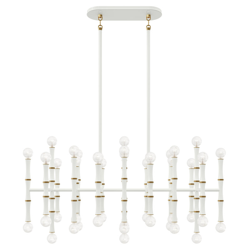 Lustre à 42 lumières Kane, Marguerite / or