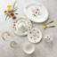 Scandinavian Floral Bone China Platter