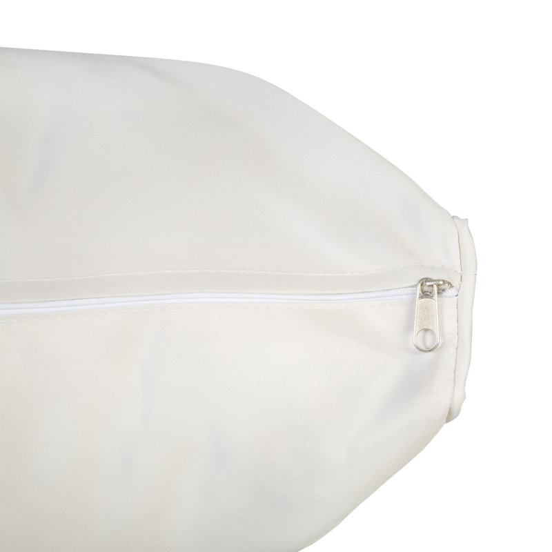 Chaise de patio avec coussins Logan, Blanc