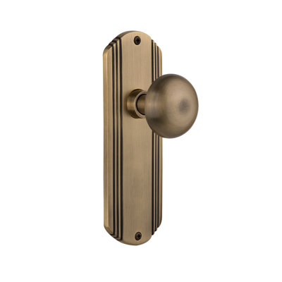 Deco Plate with New York Door Knob