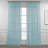 Triple Pinch Pleated Extra Long and Extra Wide Faux Linen Sheer Single Panel-92185584-92185635