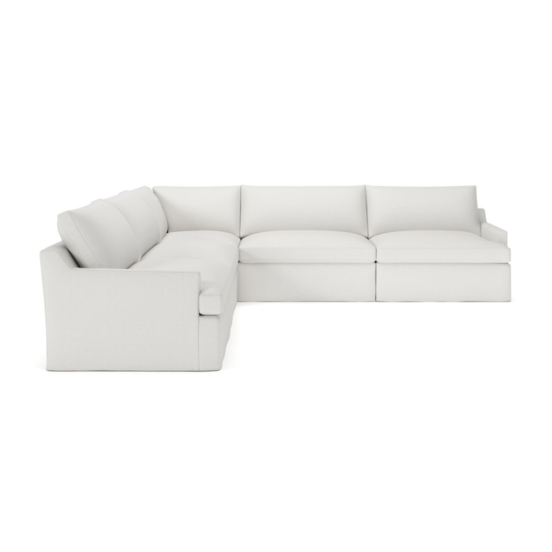 Canapé modulaire 5 pièces Wrenley, Beige Macarena