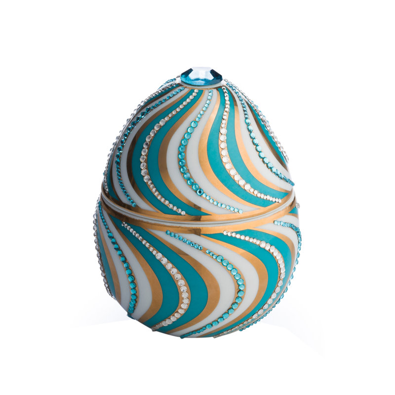 Bois De Roussie Candle 220Gr In Ceramic Espiral Blue