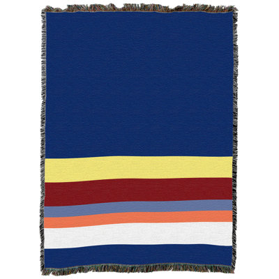 Pure Country Weavers Ski Lodge Large Tapestry Throw Woven from Cotton (72x54)
