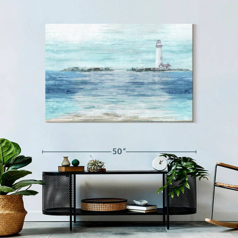 Gillard Coastal Lighthouse View, 32" H x 48" W
