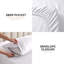Ensemble de draps pour lit double Beddora - Draps doubles 4 pièces en blanc - Literie en microfibre ultra-douce, à poches profondes et infroissable - Draps luxueux de qualité hôtelière facile d'entretien-118847943-118847944