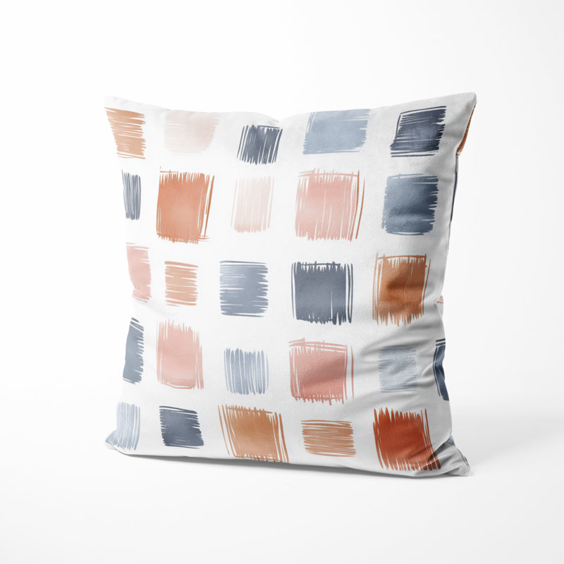 Coussin décoratif moderne Modern Grid, H 20 po x l 20 po