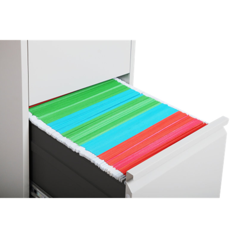 2-Drawer Lockable Metal Vertical File Cabinet for A4/Legal/Letter Size - Efficient Office & Home Storage, White