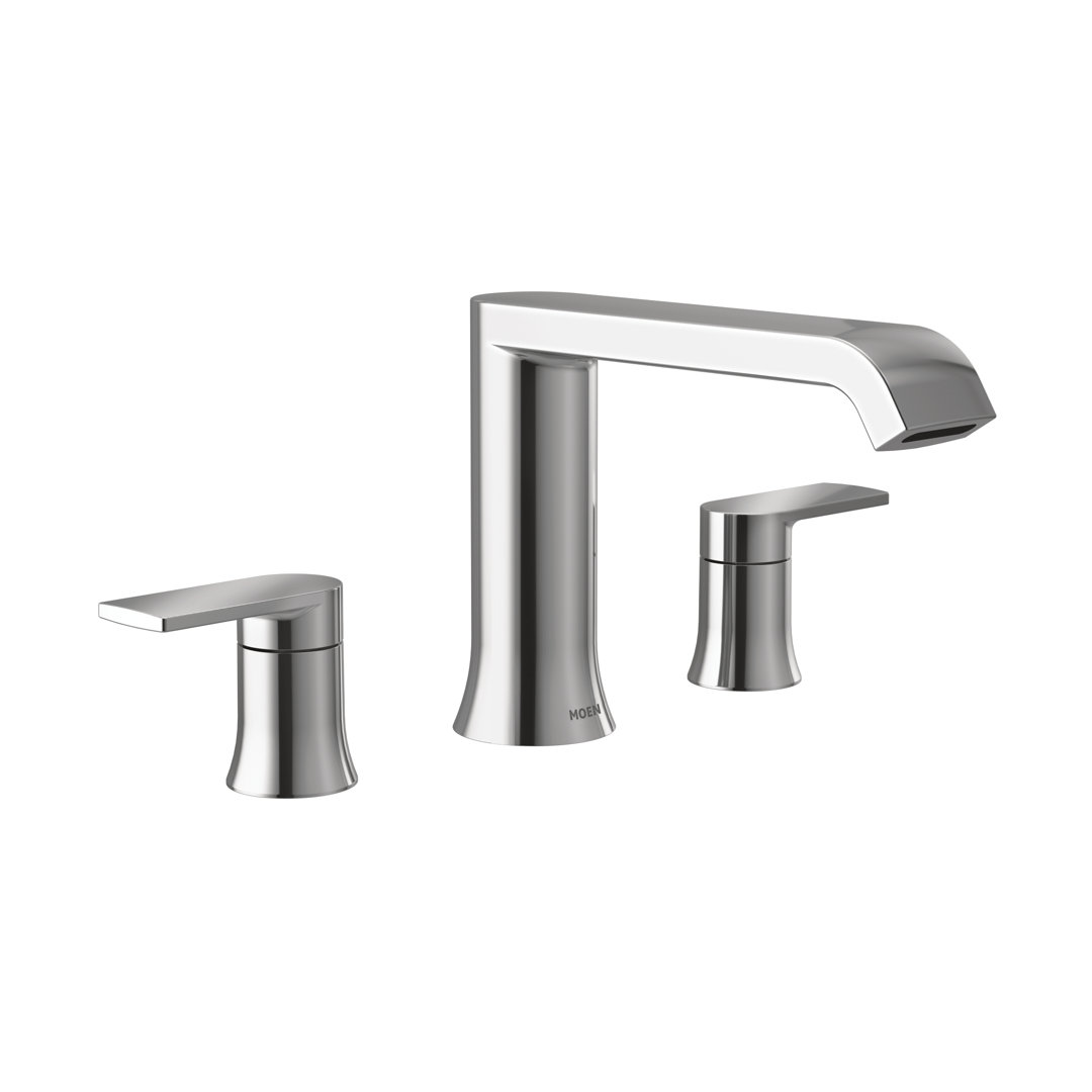 Moen Genta LX Two Handle 8 in. Widespread Bathroom Faucet Trim Kit, Valve Required Moen 