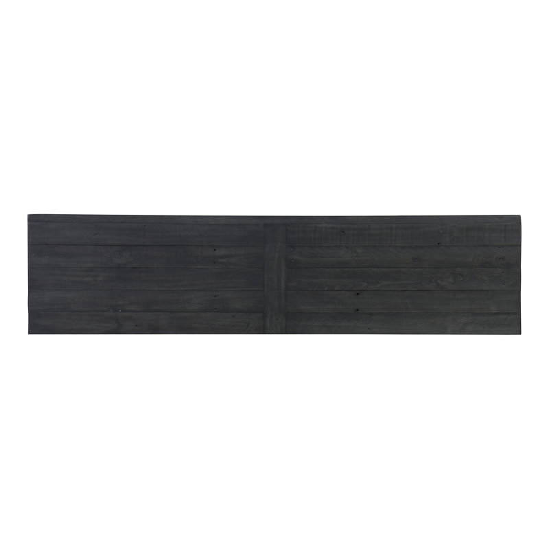 Lopez 68" Wide Pine Wood Sideboard, Black