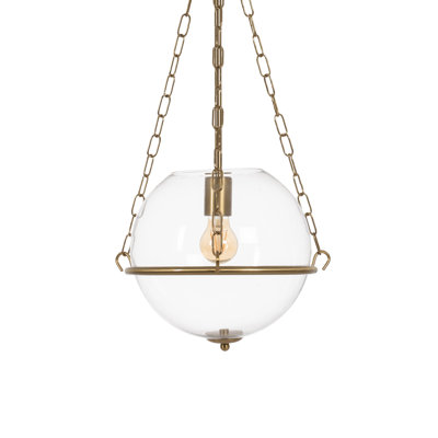 1 - Light Antique Brass Pendant