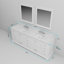 Duke l 84 po x P 22 po. Double meuble-lavabo et miroirs-1421250545-1345480662