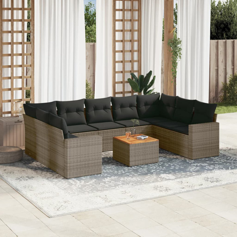 Ensemble de canapé de jardin Vidaxl