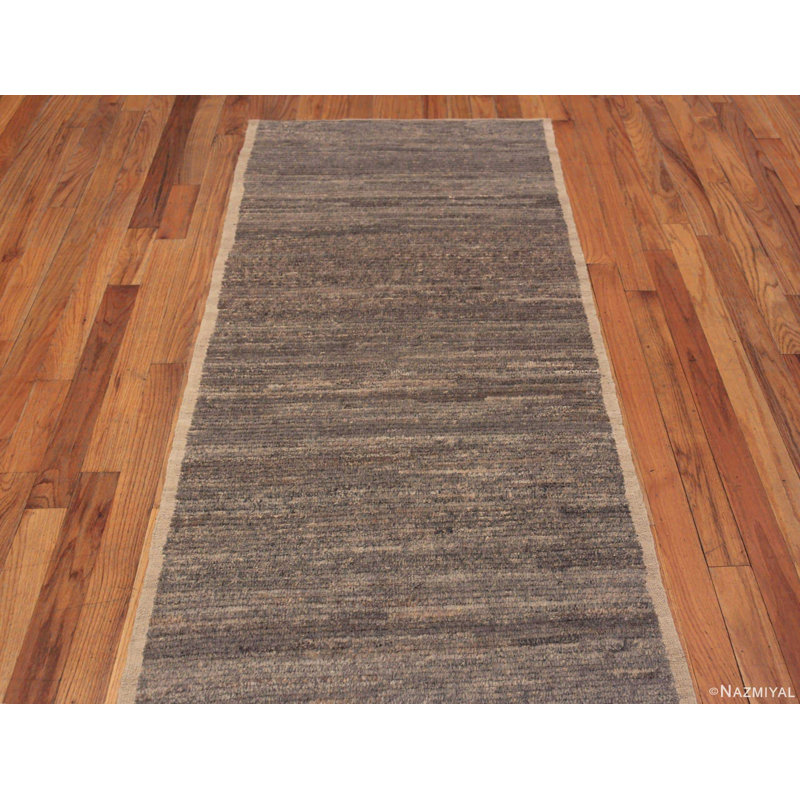 One-of-a-Kind 3'4" X 12' Hand Knotted Area Rug