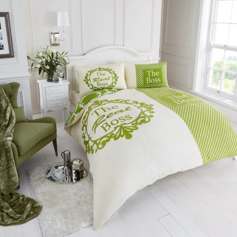 Vogler Microfiber No Pattern Duvet Cover Set with Pillowcases, Kingsize Duvet Cover + 2 Pillowcases