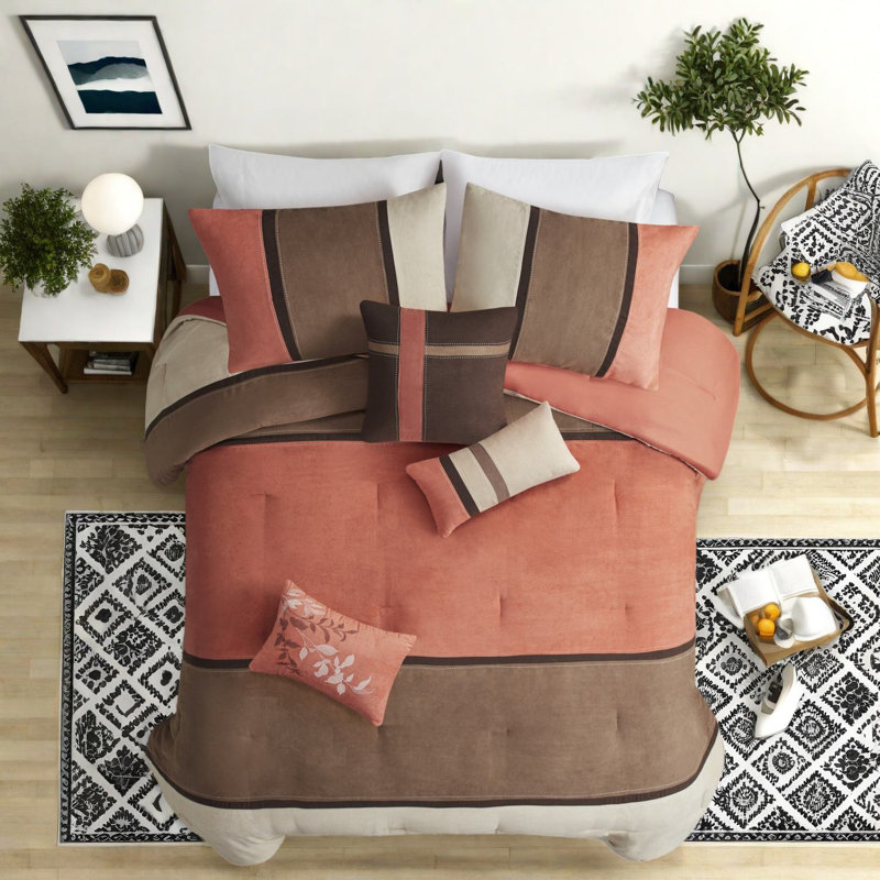 Ensembles de literie hypoallergéniques corail offrant confort et style pour la décoration intérieure