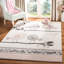 Tapis rose / ivoire Burgan-1300893775