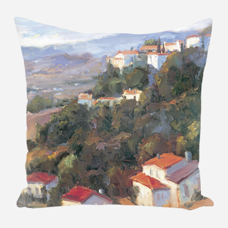 Decorative Linen Throw Pillow Linen Throw Pillow, 13" x 13"