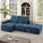 Modular Sectional Sofa Couch No Assembly Required-431417140