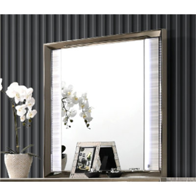 Étoile blanche avec miroir