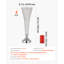 Ensemble de 4 vases en cristal argentés de 4 pièces, ensemble de centres de table de mariage à base en acier, support à arrangement floral pour la fête et la maison