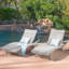 Chaise longue (ensemble de 2)