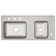 Elkay Lustertone Classic Stainless Steel 37-1/4" X 17" X 6-1/2", Double Bowl Drop-In Classroom ADA Sink