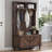 Versatile Hall Tree with Multiple Storage Options for Entryways-112812219