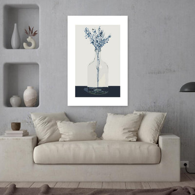 «Bottled Lace II», art floral délicat et contemporain