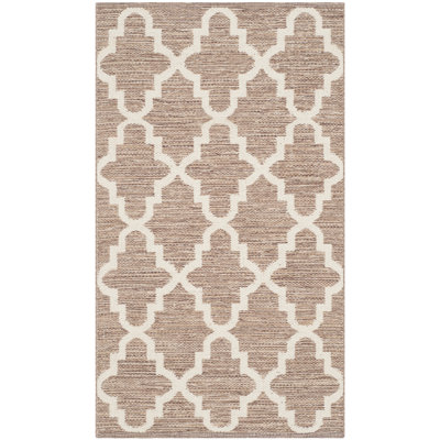 Melchor Hand Woven Cotton Geometric Rug