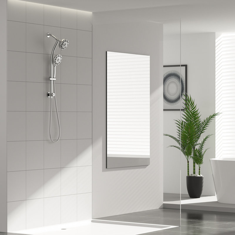Pomme de douche réglable 4,7 po, Chrome