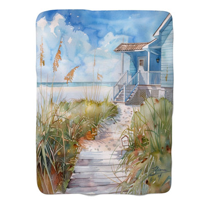 Calm Shoreline Art - 1 pièce Sherpa Premium