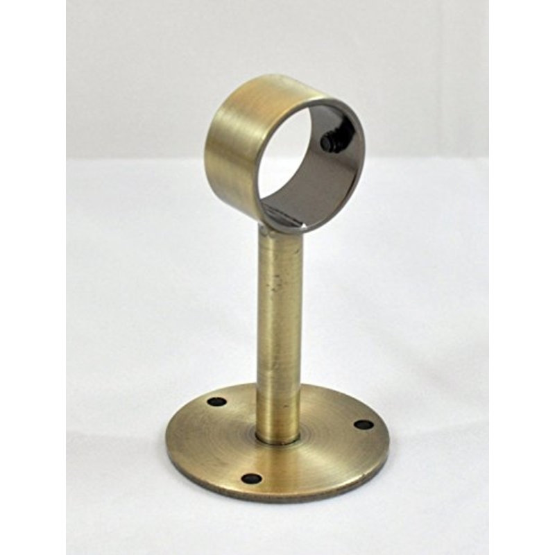 Perrinton Mounting Bracket, Antique Brass, 3.25" H x 3.125" W x 3.125" D