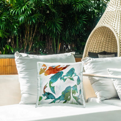 Housse et insert de coussin décoratif en polyester