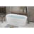 59"Linear Acrylicfreestanding Bathtub Stand Alone Soaker Tub