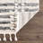 Janiaha Striped Machine Woven Polypropylene Area Rug in Gray-1486462195