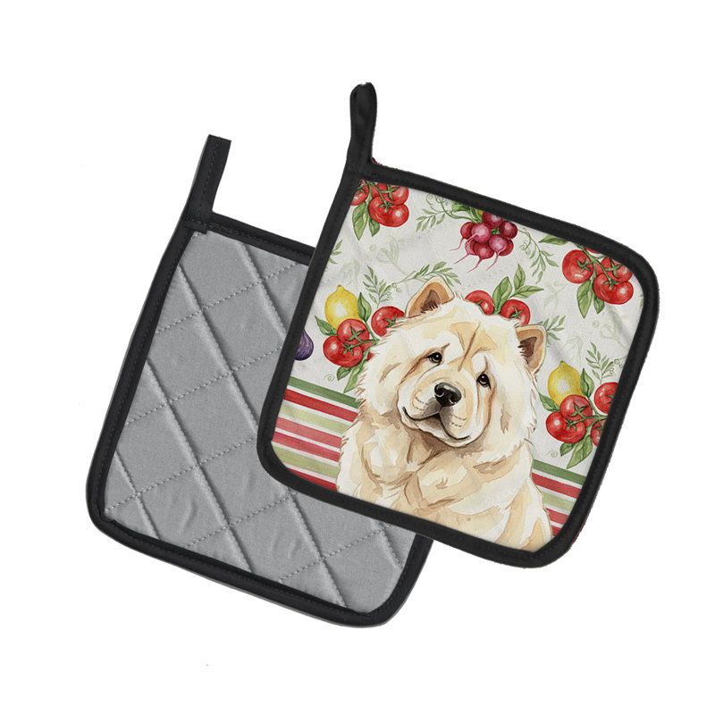 Paire de poignées à crème Chow Chow