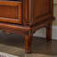 Armoire d'appoint en bois massif cerisier profond