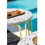 Stulle Round Outdoor Coffee Table with Metal Frame-1414752867