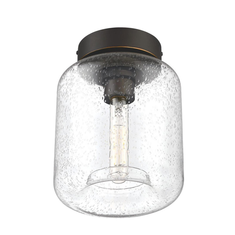 Gualtier Glass Semi Flush Mount