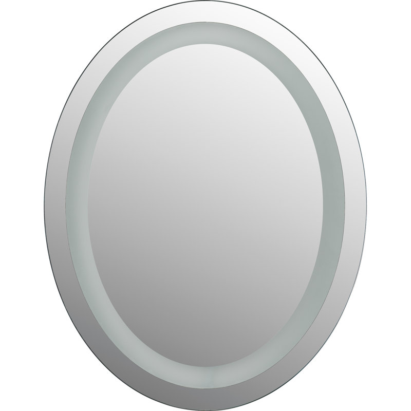 Miroir décoratif éclairé Zambrana, 22 po x 28 po