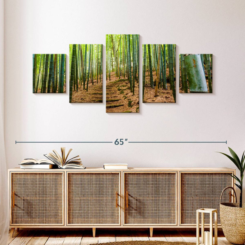 Iconic Kyoto Bamboo Forest, 24" H x 55" W
