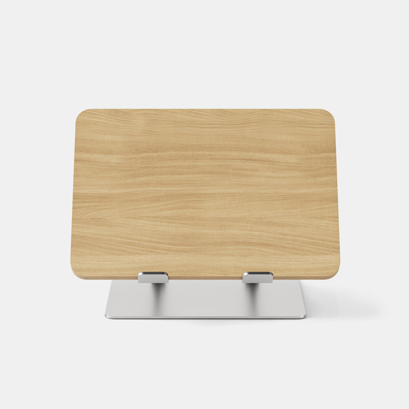 Adjustable Laptop Stand, Woodgrain