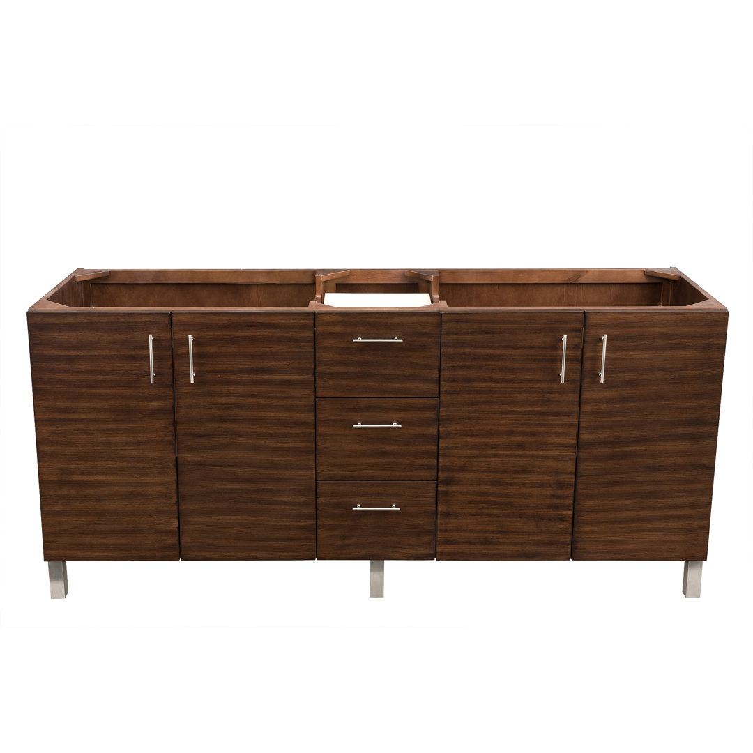 Dodie 72" Double Bathroom Vanity Base Only Ivy Bronx Base 