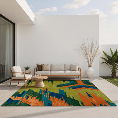 Tapis d'intérieur et d'extérieur Forest Hues