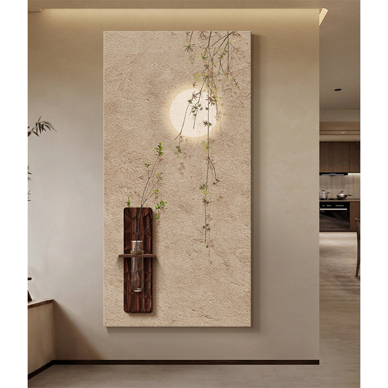 Panneau texturé multicouche avec vase texturé, 47.24" H x 23.62" W x 4.72" D