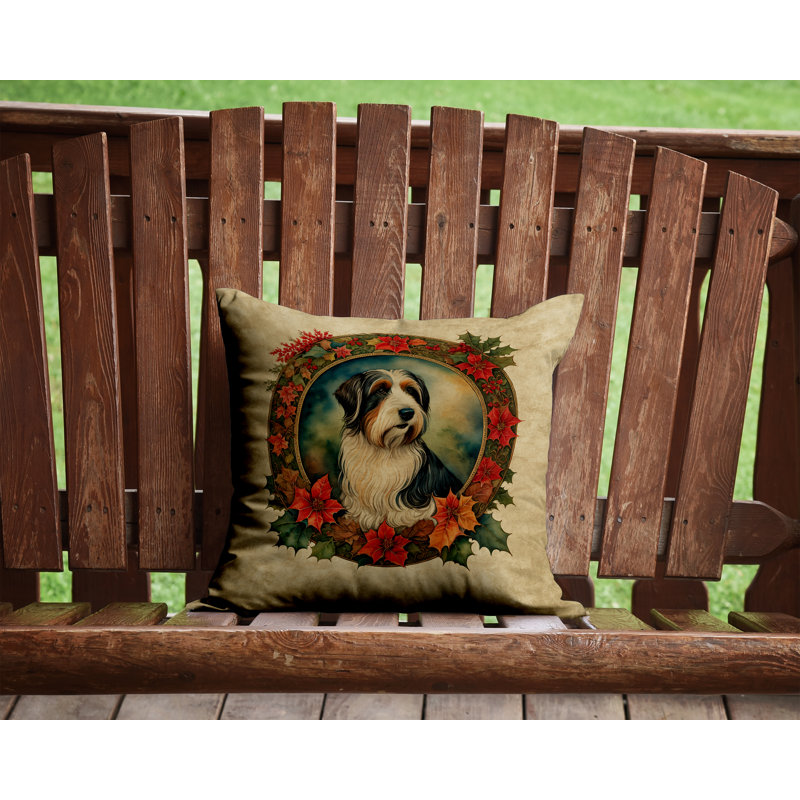Coussin Christmas, 14 po x 14 po, Carré