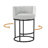 26" Sculptural Swivel Modern Counter Stool-2027557712