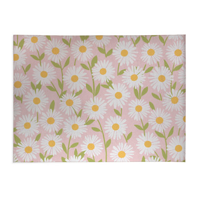 Sweet Daisy Thin Lightweight Kitchen Mat