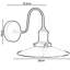 Southard 1-Light Wall Lamp with Arm-908566405